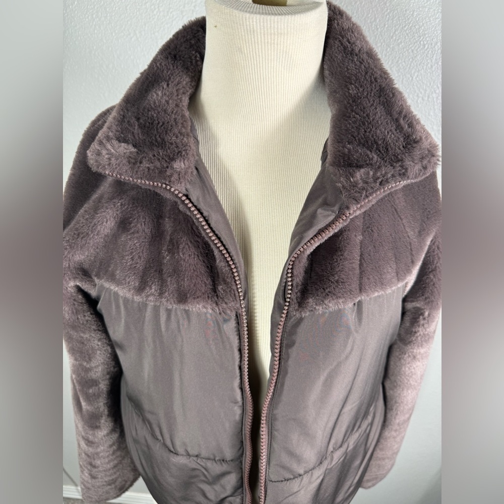 And Now This Women's Puffer Jacket Brown size XSMALL - Picture 7 of 9